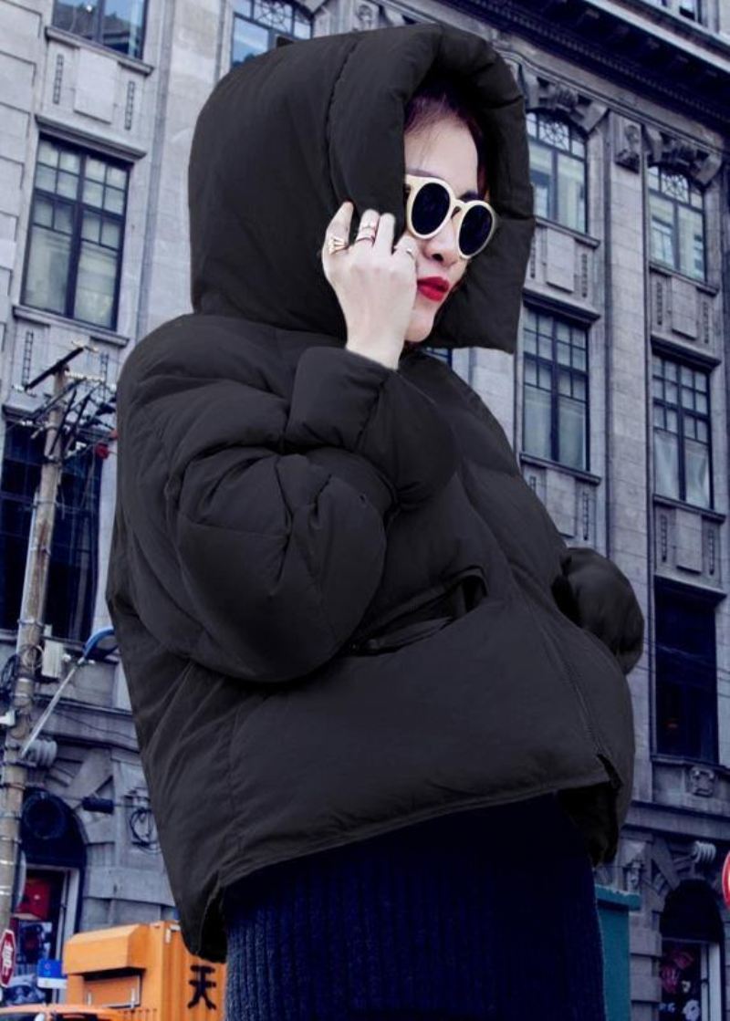 Luksusowy Damski Płaszcz Parka Plus Size W Kolorze Beżowym Z Grubym Płaszczem Z Kaczego Puchu - Beżowy
