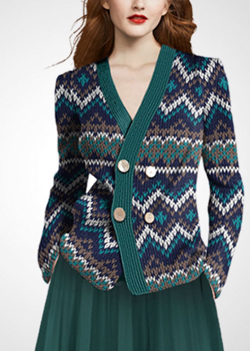 Fioletowo-czerwony Wełniany Dwuczęściowy Zestaw Odzież Damska V Neck Double Breast Winter - Płaszcze wełniane damskie
