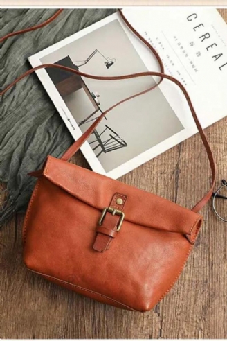 Vintage Oryginalne Skórzane Torebki Damskie Torebka Damska Na Ramię Dziewczęce Kobiece Miękkie Torby Crossbody