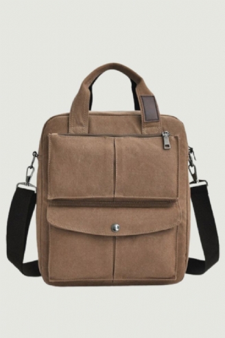 Męskie Płócienne Torby Listonoszki W Stylu Vintage. Męska Torba Na Ramię Typu Crossbody. Solidna Torebka. Projektant